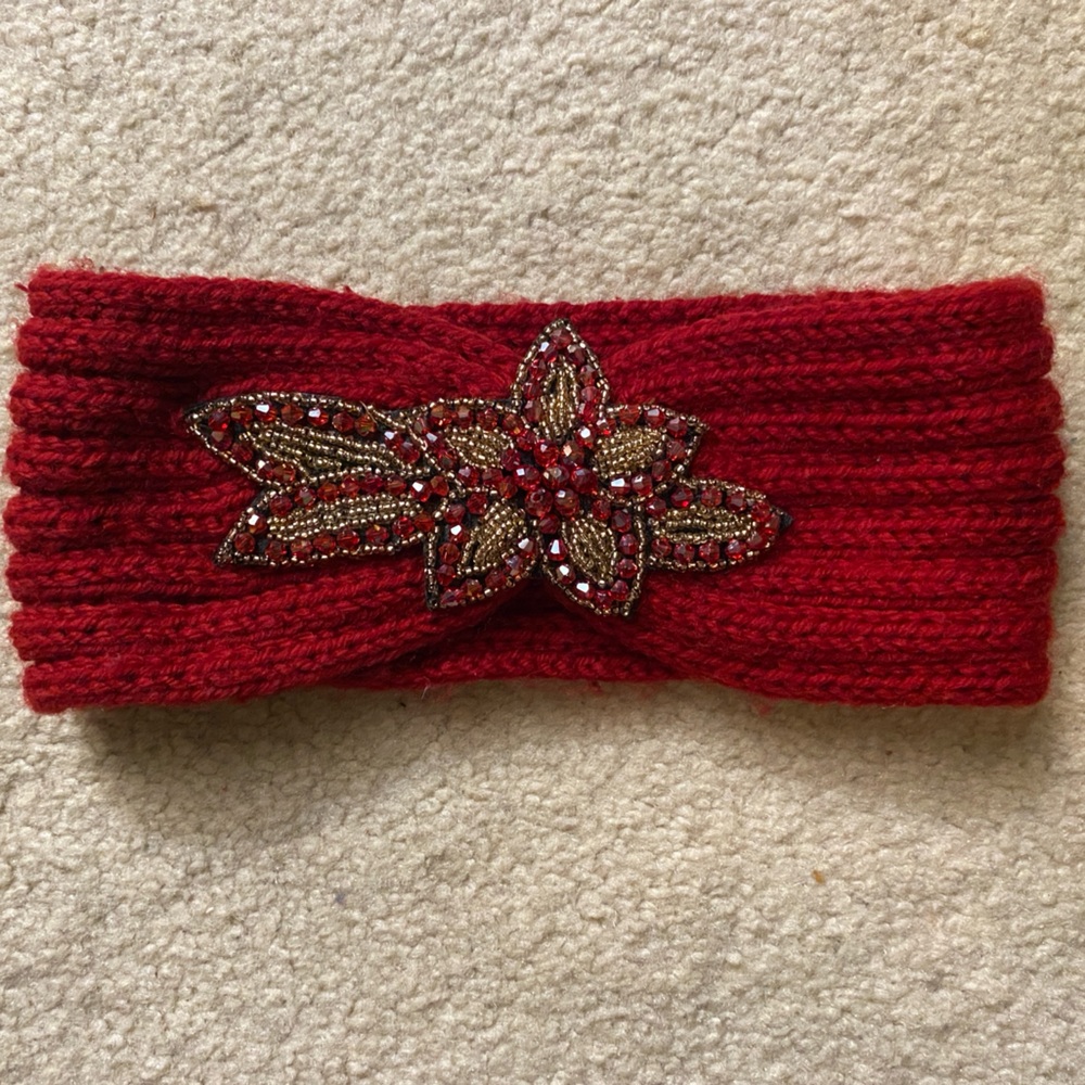 jeweled knit headband